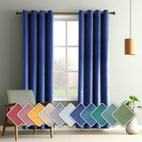 Solid-color Vintage Velvet Blackout And Heat-insulating Curtains For The Living Room Bedroom Or Study