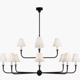 All Copper Living Room Chandelier American Simple Design