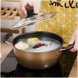 Non-Stick Ceramide Cookware Set - 5-Piece Professional Pot & Pan Collection