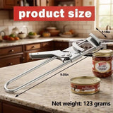 Multifunctional Adjustable Stainless Steel Can Opener ,Portable Metal Kitchen Utensil. - SS Creative Holdings