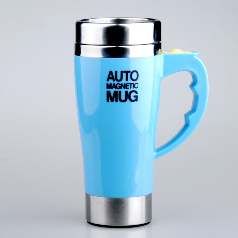 Self-Stirring Magnetic Travel Mug - Automatic Electric Mixing Cup with Lid