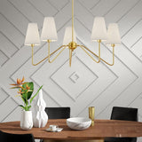 Industrial Style Living Room Retro Design Multi-head Chandelier